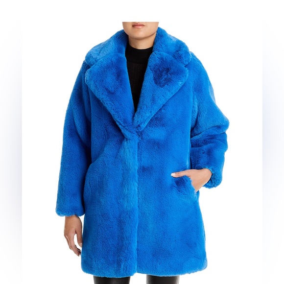 Apparis Stella Faux Fur Coat - Picture 2 of 7